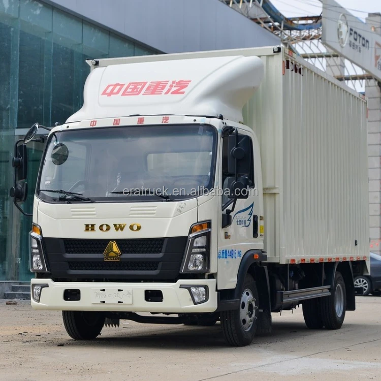 2023 New Model HOWO Captain Series Weichai Engine 5 Ton 4X2 Light Cargo Truck Van for Cold Chain Transport