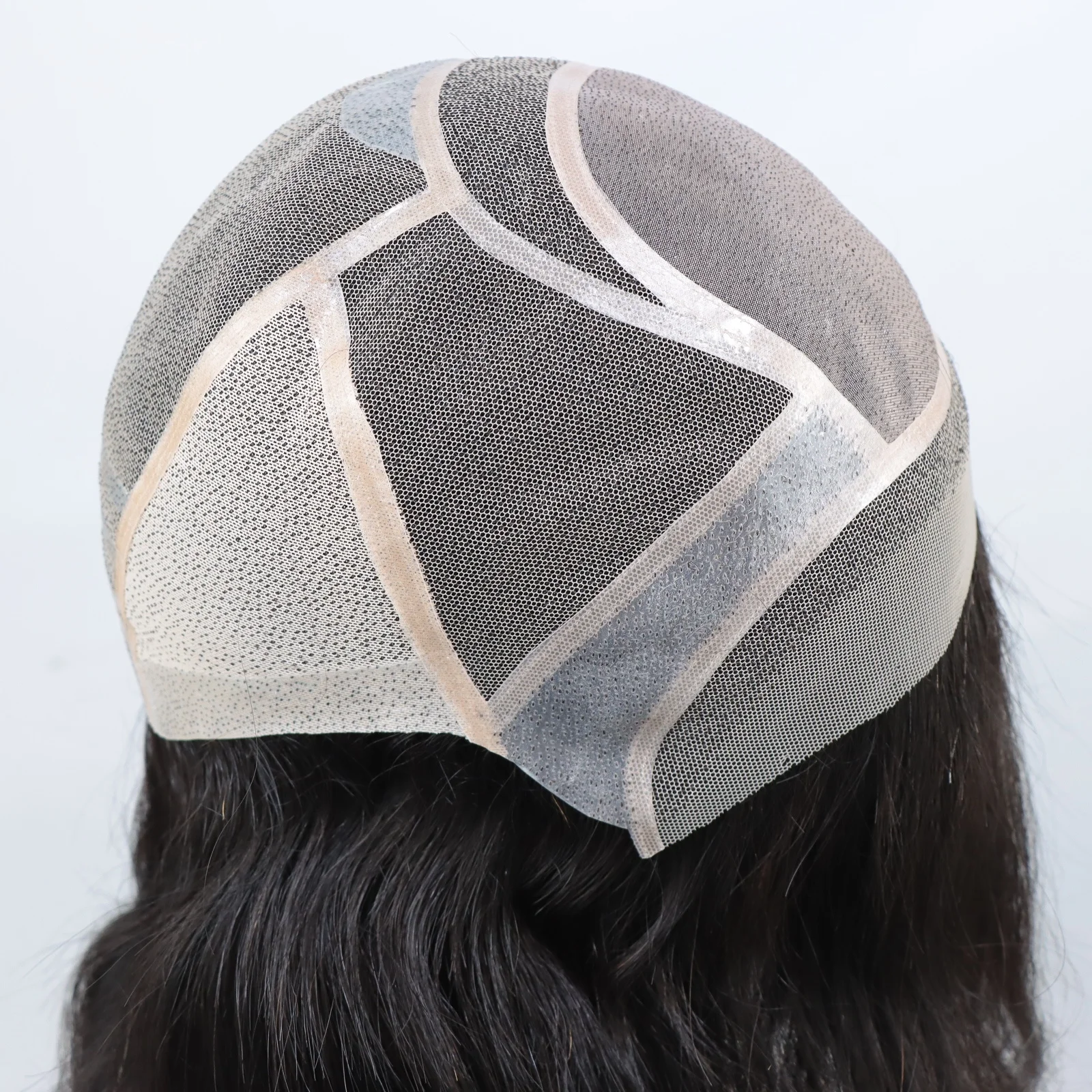 Wholesale in Stock Fine Mono French Lace Front Cap 100% Human Hair Women Medical Wigs