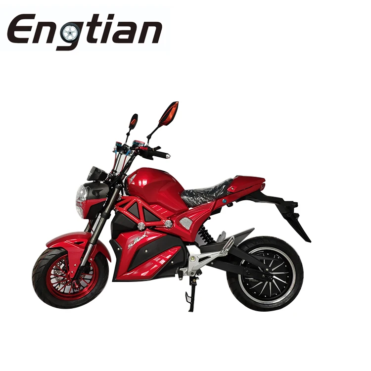 High Speed 2 Wheel Electric Motorcycle Scooter 5000w electric scooter 72v