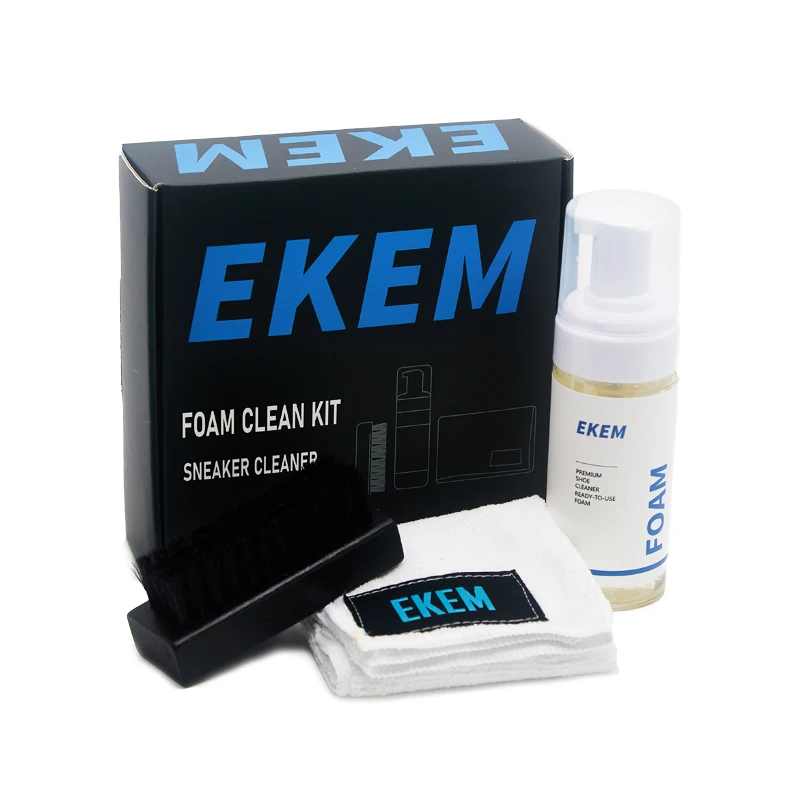 EKEM Foam Cleaner Shoe Cleaning Powder Whitener Sneaker Cleaner For Shoes Canvas Detergent Bleach Wash Shoes