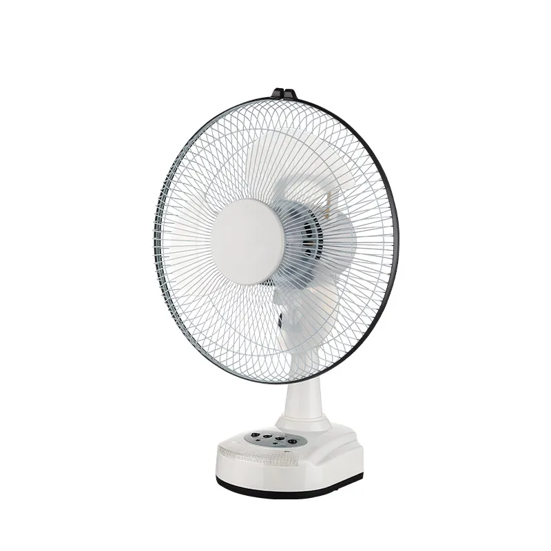 12 Inch Lithium Battery Table Fan AC DC Operated Rechargeable