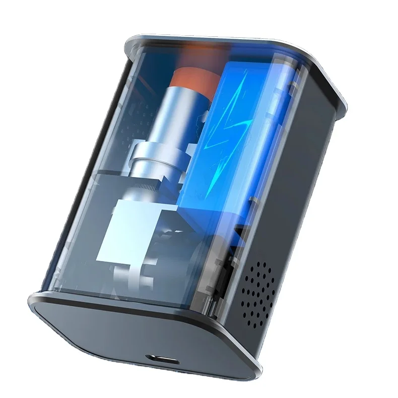 Brushless Electric Bike Pump Pocket 100PSI Mini Cordless Bicycle Pump with Rechargeable Battery for Sharder  Presta Valves