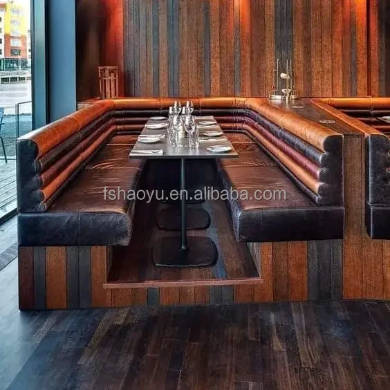 Wholesale U Shape Custom Nightclub Bar Lounge Furniture Fast Food KTV Velvet Round Nightclub Booth Seating