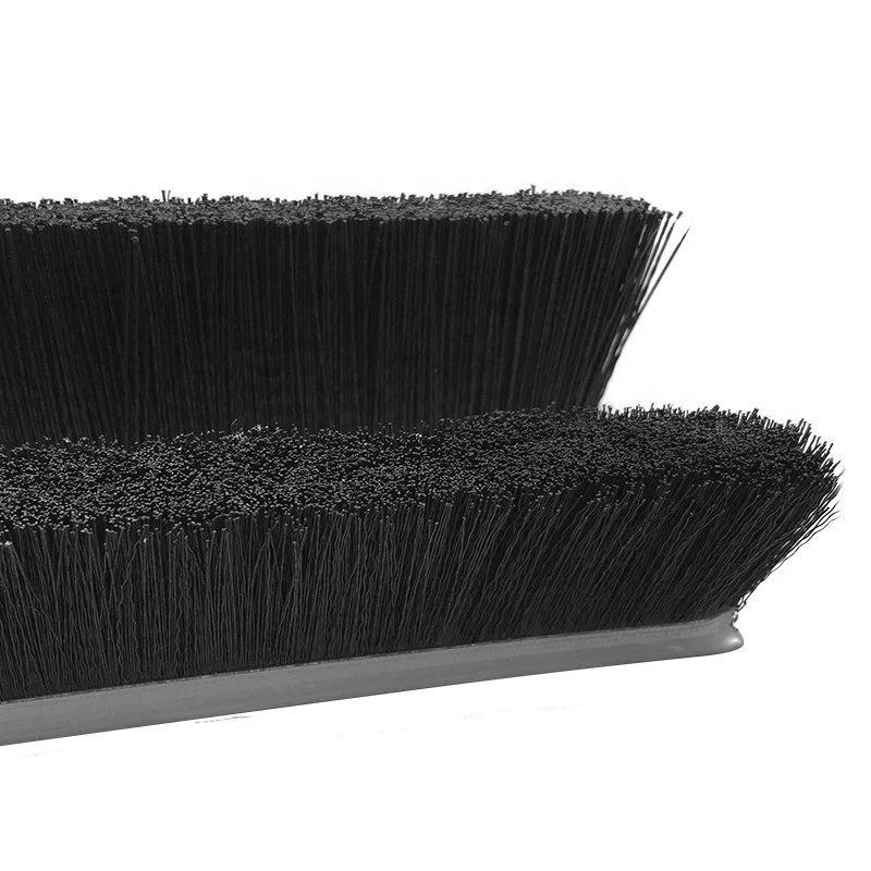 Customized Hotel Nylon Flexible Container Door Bottom seal strip under door sweep weather stopper