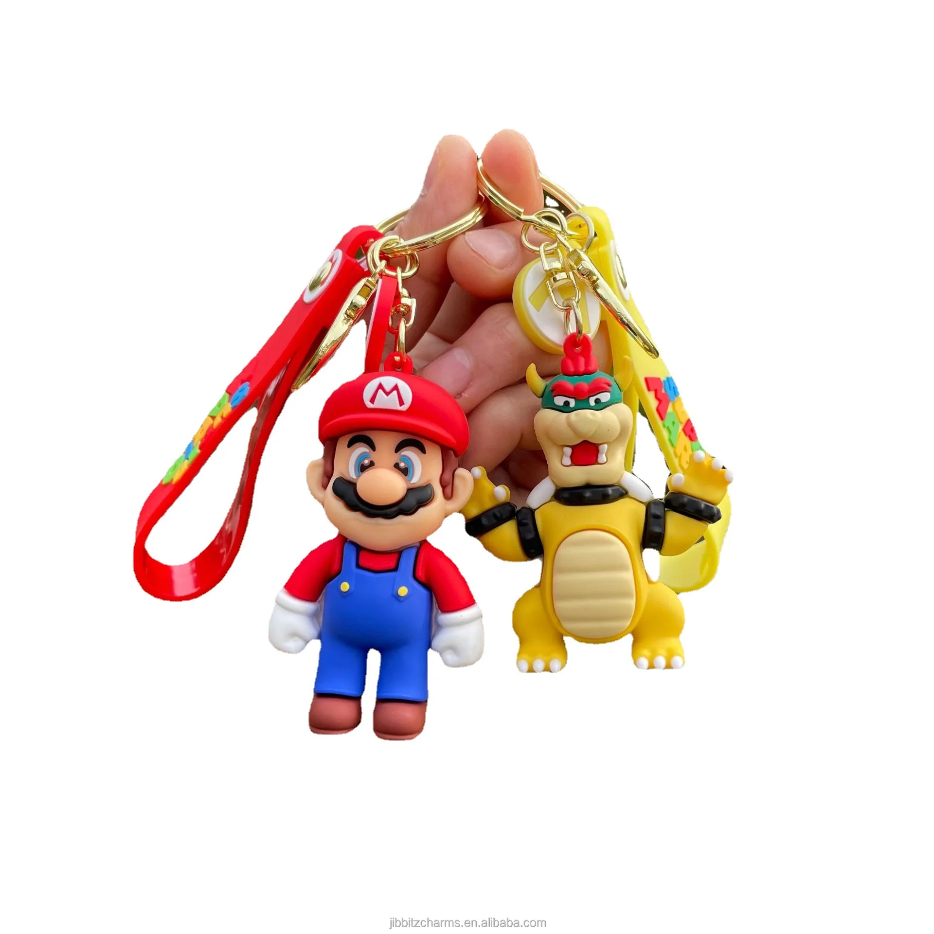 In stock Merchandise Custom 3D mini Acrylic bogg bag chshoes Boys Kpop Rubber Keychain With a Wrist Strap Bracelet