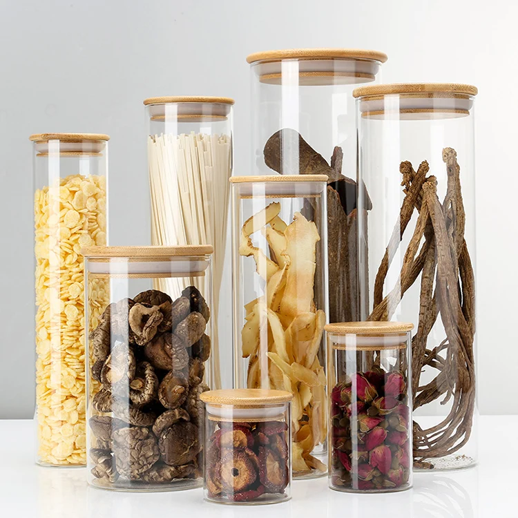 Hot promotion 180ml glass food jar with sealed cover lid