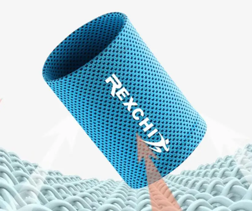 Модные охлаждающие спортивные повязки унисекс из полиэстера, повязка на запястье для баскетбола, тенниса, фитнеса