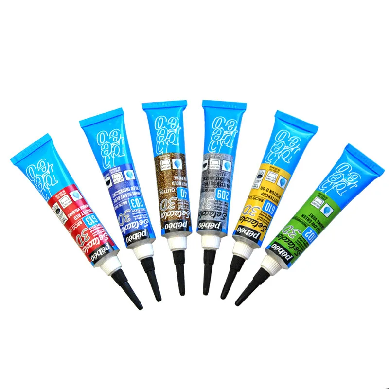 Bview Art Pebeo 20ml Tube Dimensional Setacolor 3D Fabric Paint