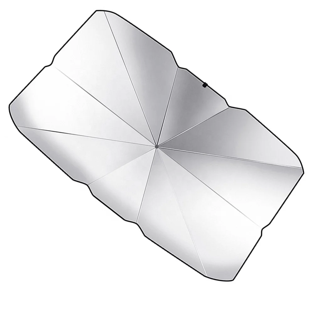 Low MOQ Customize Design Foldable Car Windshield Sun Shade Umbrella Car Front Windshield Sun Shade UV Rays