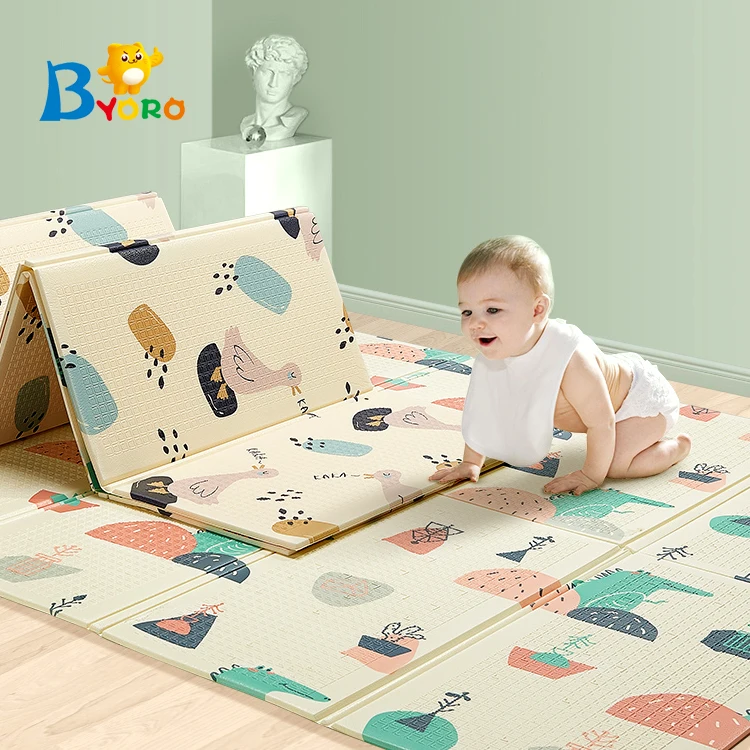 
XPE waterproof foldable play mat for children on both sides 