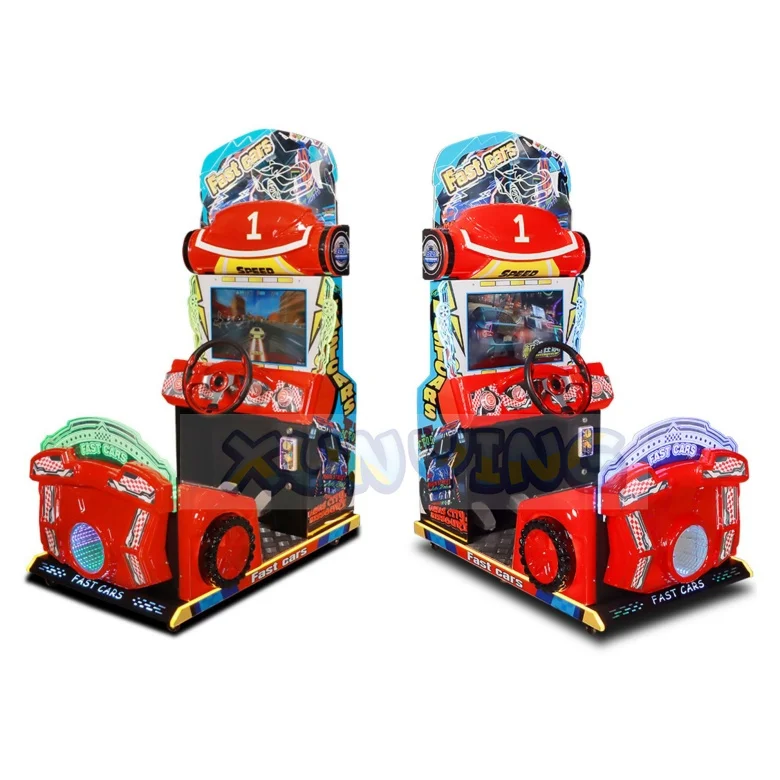 lottery entertainment game center coin operated driving simulator arcade machine kid racing video games machines