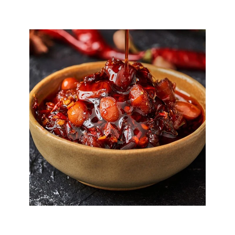 Wholesale Chinese Delicious Fresh Peanut Oil Chili Spicy Concentrated Chili Sauce Snacks