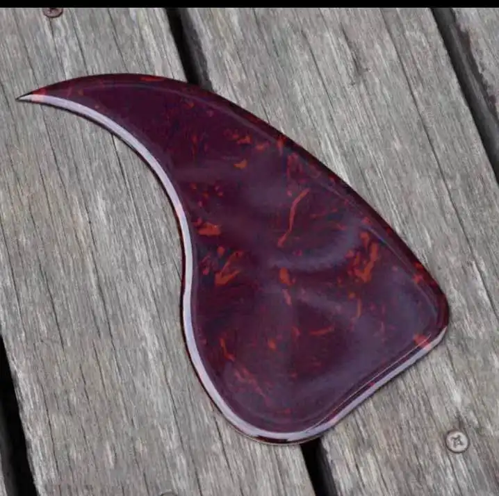 40-42 inch guitar pickguards Celluloid Tortoise color elastic soft rubber Source guitar parts manufacturer