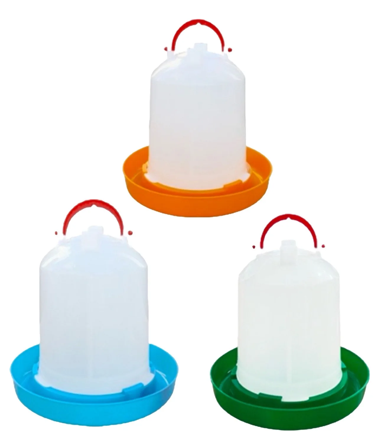New Arrivals Large Capacity Portable Plastic Chicken Automatic Poultry Waterer Bucket For Chickens Ducks Geese Retail Farms