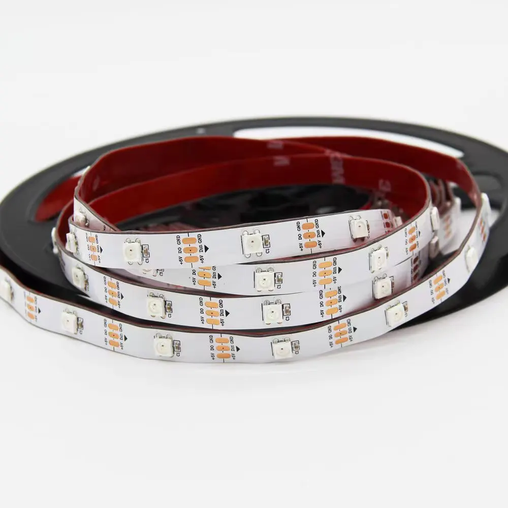 led digital strip APA102 Matrix 60/144Leds Addressable Magic 5V 12V RGB Led Pixel Strip light