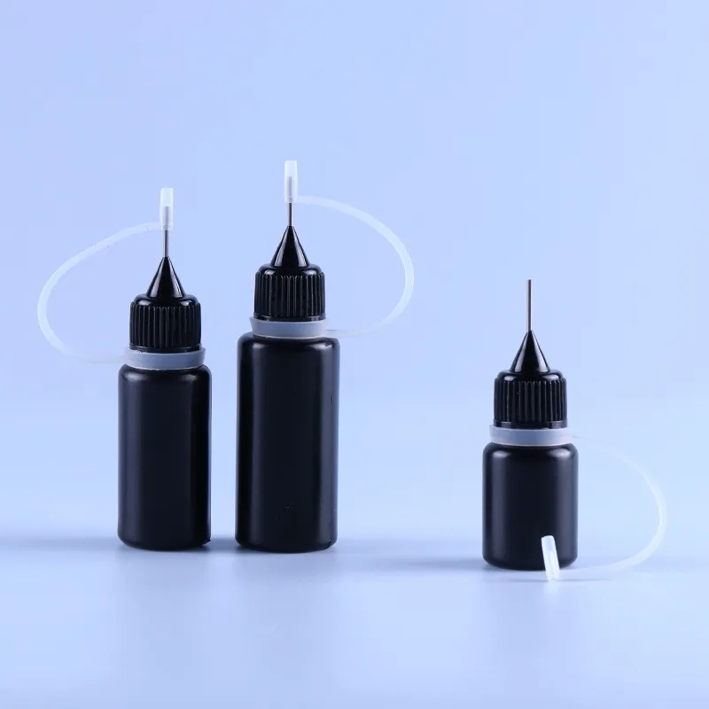 Plastic Painting Glue Dropper Needle Bottle 10 ml Needle Tip Applicator Bottle Empty Needle Tip Squeeze Bottle For DIY Craft