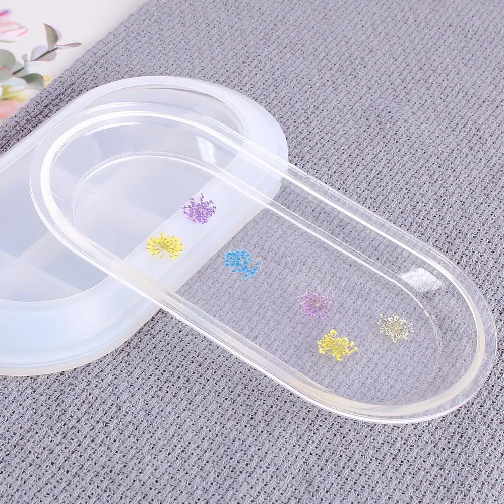 Инструменты для изготовления овальных круглых ювелирных изделий, силиконовая форма, тарелка, формы для самостоятельного литья смолы