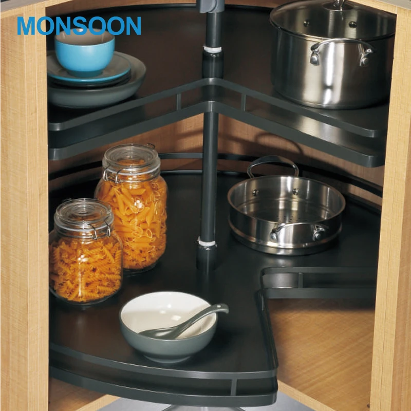 Kitchen Put Out Enhanced 270 Revolve Basket for Corner Cabinet