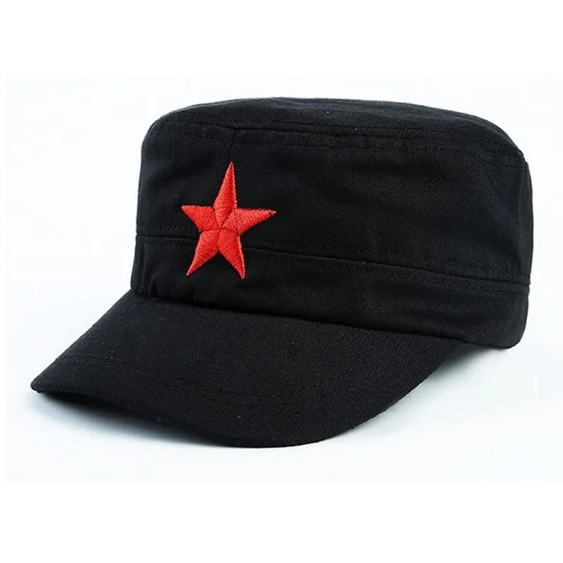 Wholesales Communist Hat China Red Star A-rmy Hat A-rmy Green Hat