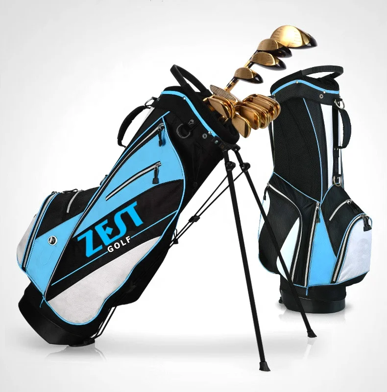 Blue custom golf stand bag Best selling golf bag for men with stand
