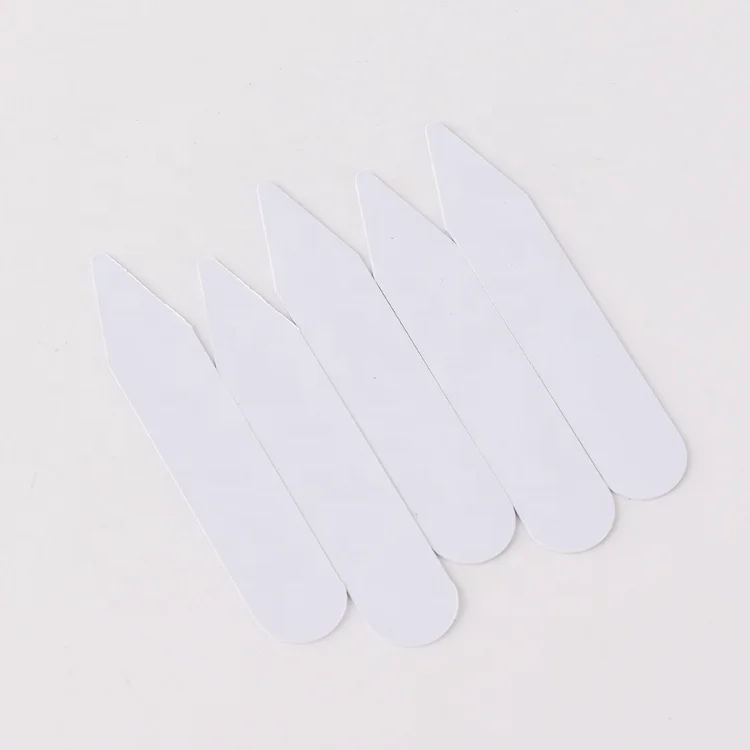 
Custom PVC PET Plastic Shirt White Collar Support Bone For Shirt 