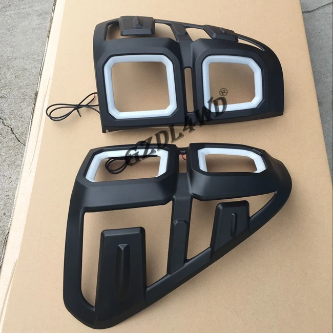 Body Kit LED Taillights Cover With LED lights Cover Trims For Hilux Revo