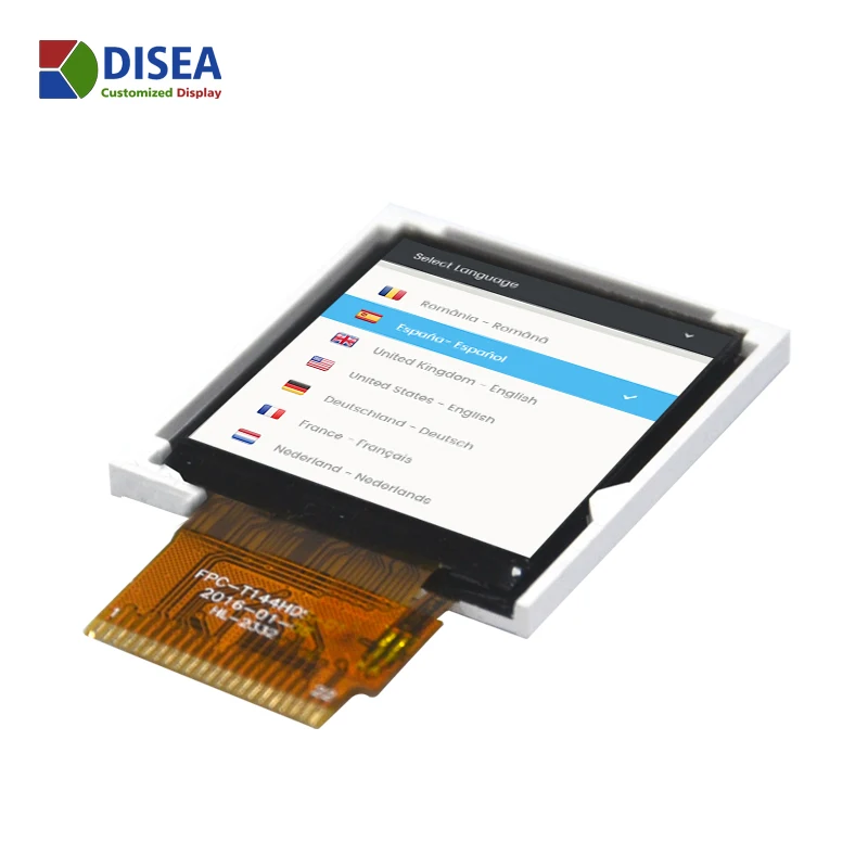 
1.44 inch 128*128 resolution TN/NW display lcd touch screen lcd controller board fpc 
