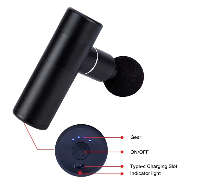Handle Percussion Device Muscle Vibration Massage Gun