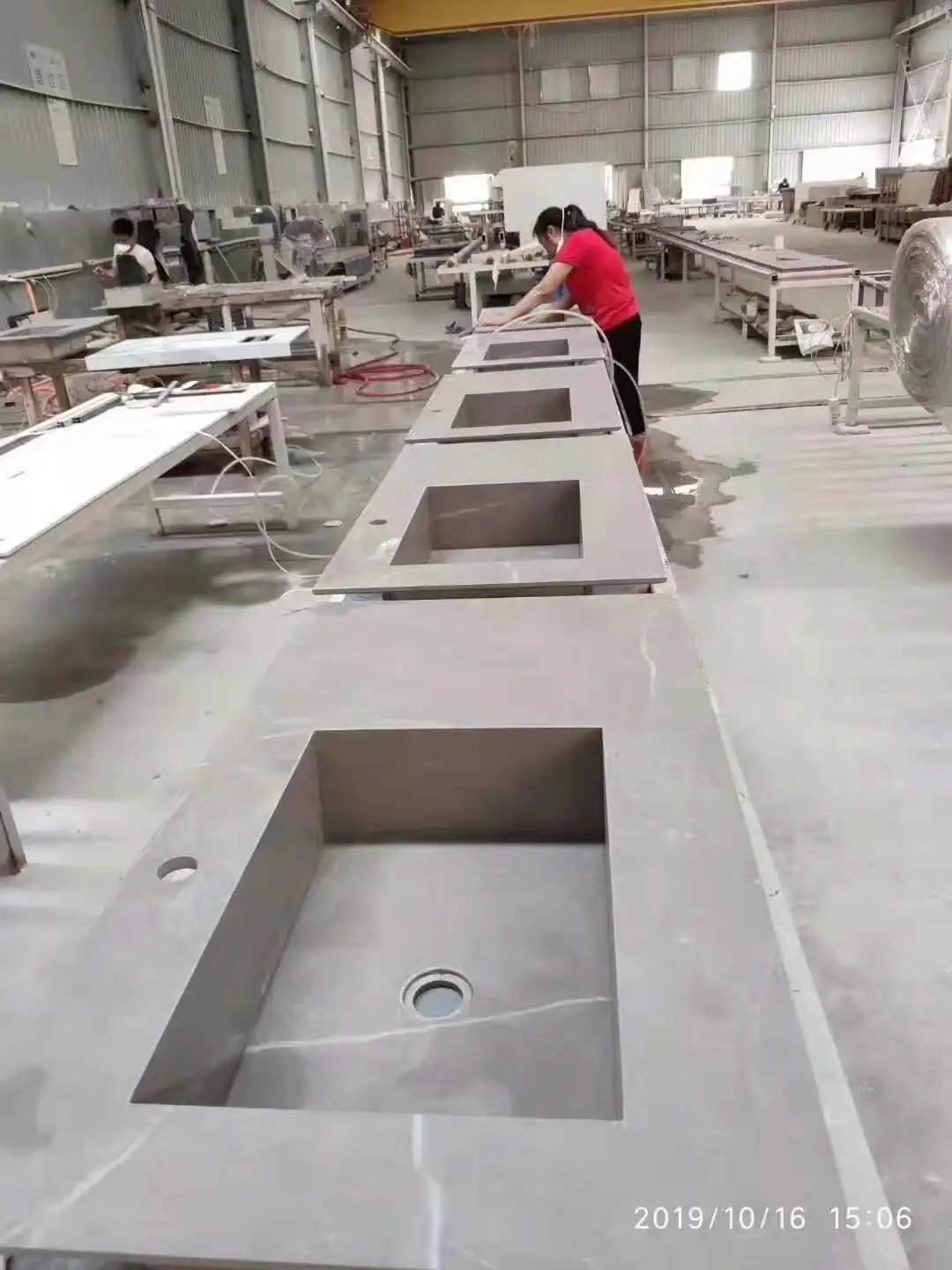 Commercial Hotel Furniture Bath Basin Cabinet Bathroom Vanity Unit