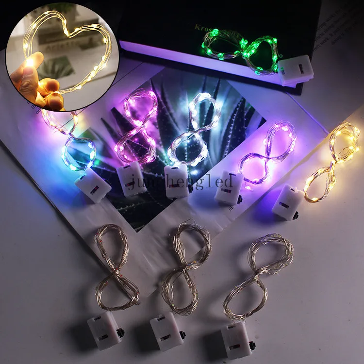 Warm White Fairy Lights Battery Operated 50 LED Mini Waterproof String Lights Silver Wire Firefly Starry Lights