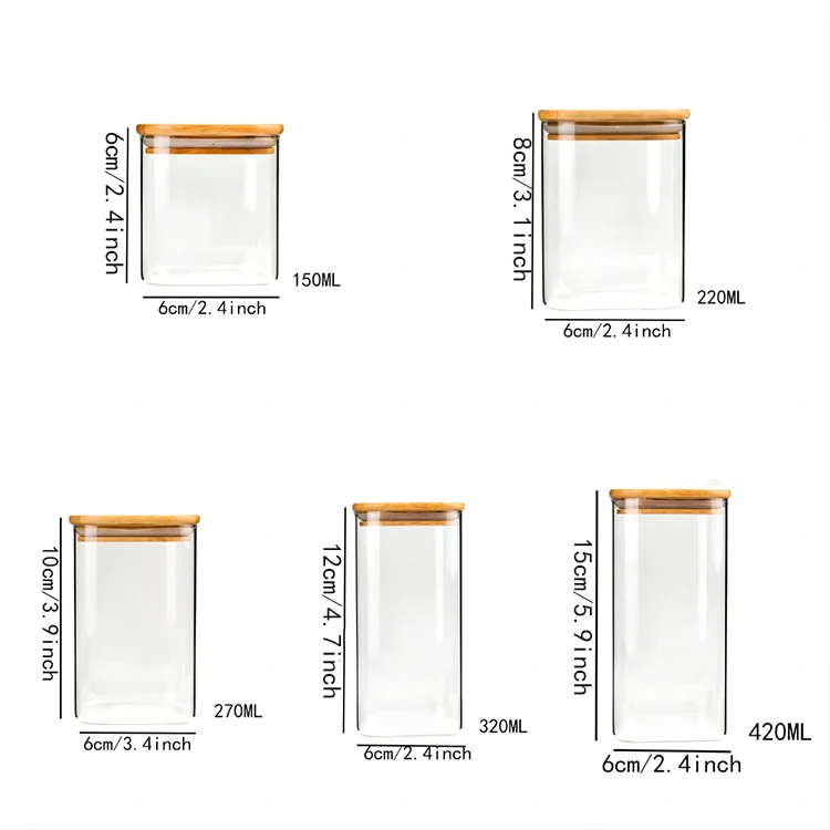 New Top Selling Sellers Kitchen Air Tight glass storage containers with lids