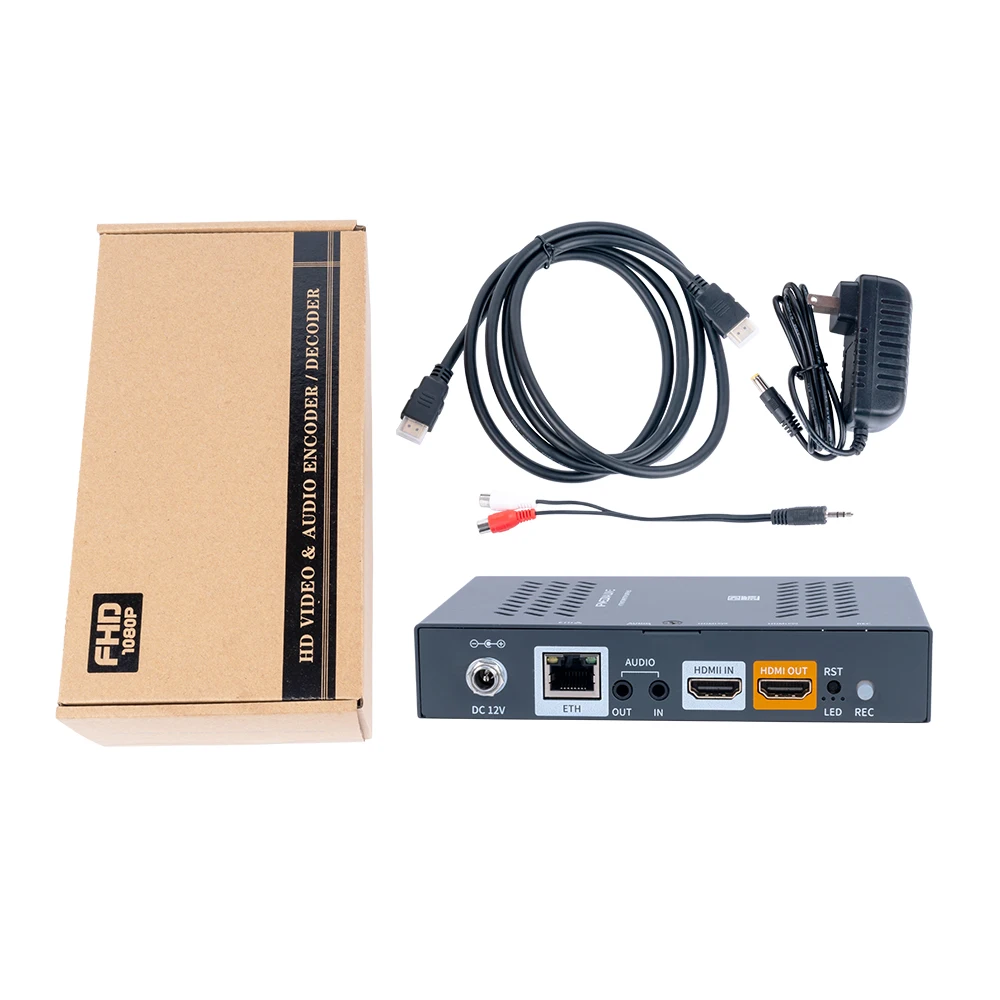 L2  Webrtc 200ms low latency POE USB TF recoding 4K  H264 H265 HDMI 1080 60fps Video Encoder