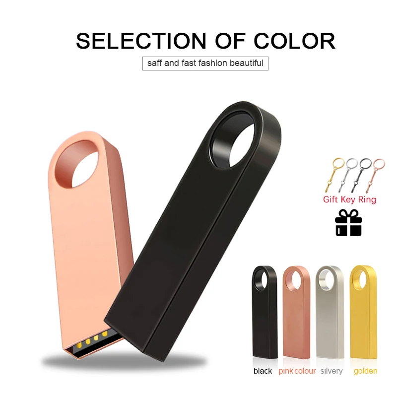 
Best Selling Metal Usb Stick 1gb 2gb 4gb 8gb 16gb 32gb 64gb Promotional Usb 2.0 Memory Flash Drive Pen Drive Usb Disk 