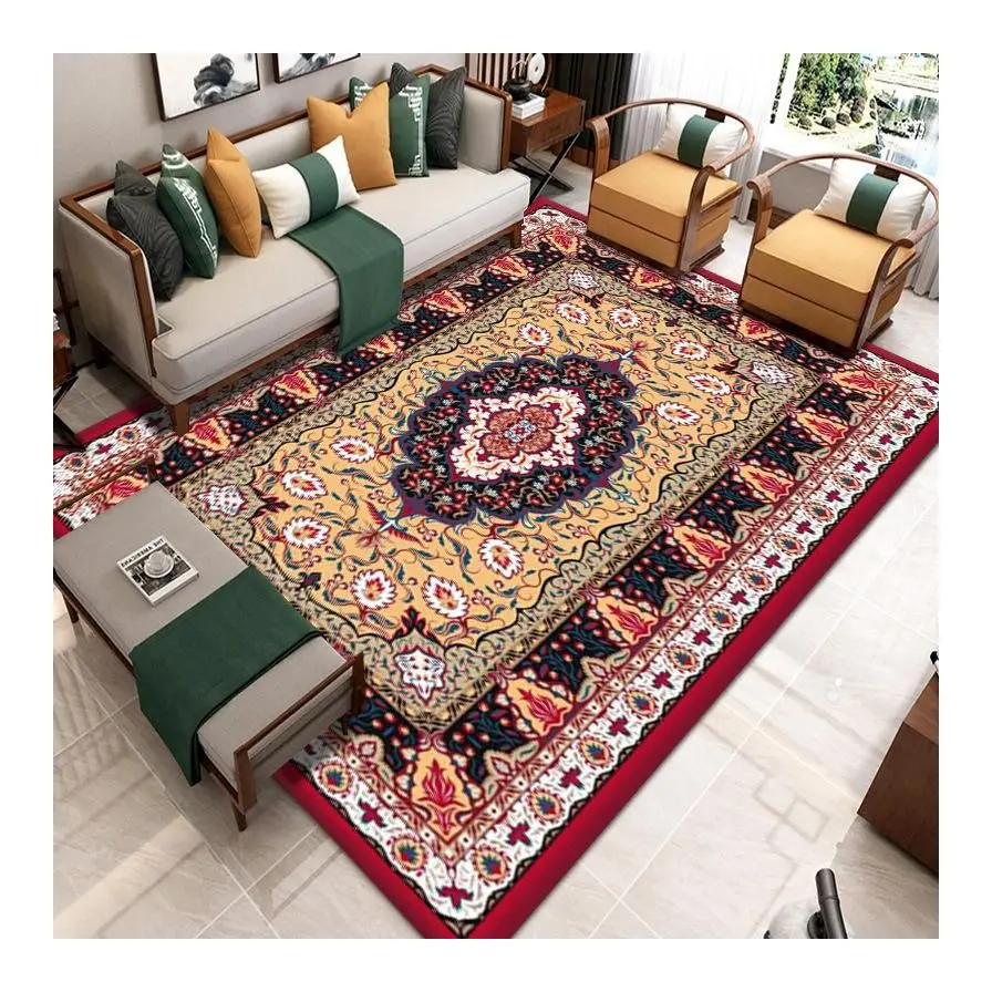 3x4m Machine Washable Rug 3x4 Entryway Rugs Vintage Distressed Runner carpet Non-Slip Area Rug for Living Room Bedroom Entranc