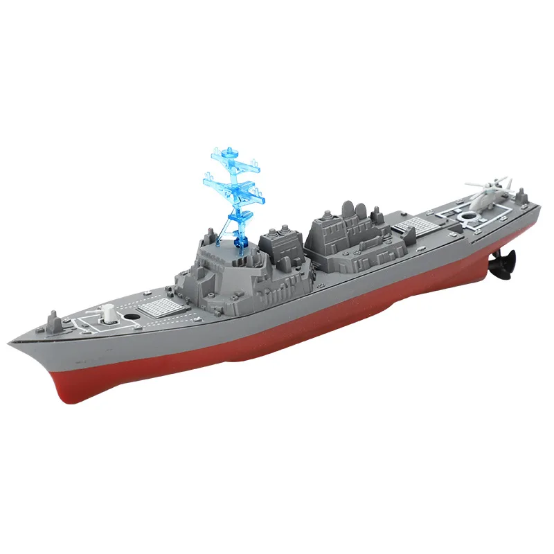 Explosive Remote Control Destroyer Escort Aircraft Carrier Model High-speed Electric Warship Speedboat Swimming Toy