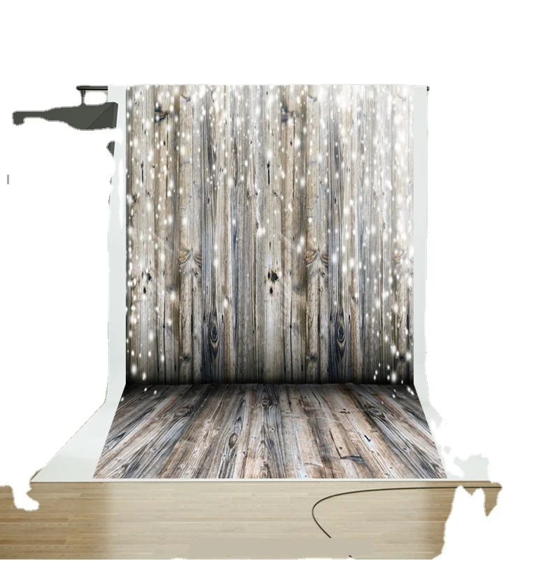 Cheap Wholesale Photo Studio Photo Backdrops Paper Microfiber Wood 3d Photography Background Factory Wholesale