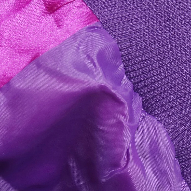 OEM fashion sequins jacket hot selling purple color in spring children jacket in stage for any occasion