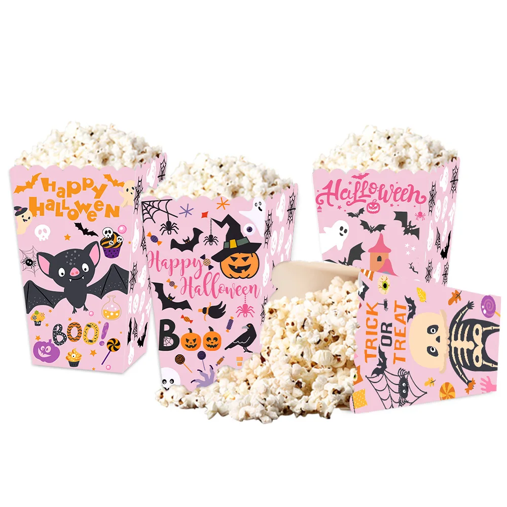 New Arrival Popcorn Boxes Mini Pop Corn Buckets and Container Custom Printed Paper Disposable Popcorn Bags