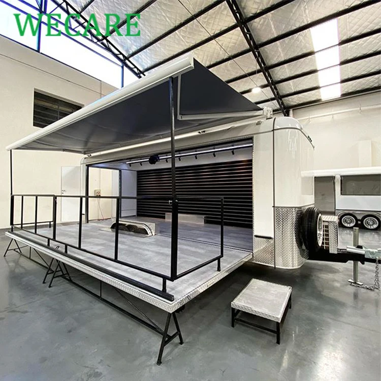 Wecare полнофункциональный прицеп для выставок airstream трейлер