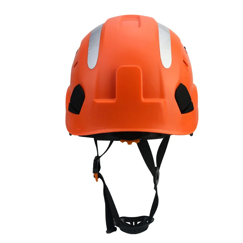 ANT5PPE ANSI Z89.1 6-point Ratchet Suspension System ABS Orange Construction Safety Helmet without Visors