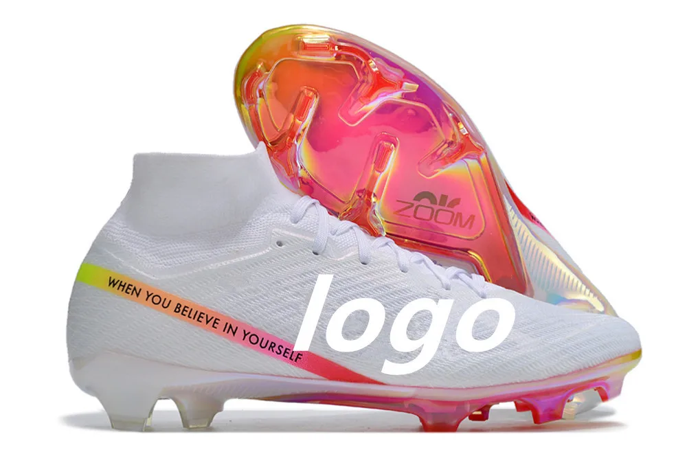 Wholesale of professional outdoor assassin 15 high cut FG spiked football shoes by manufacturers for men and women