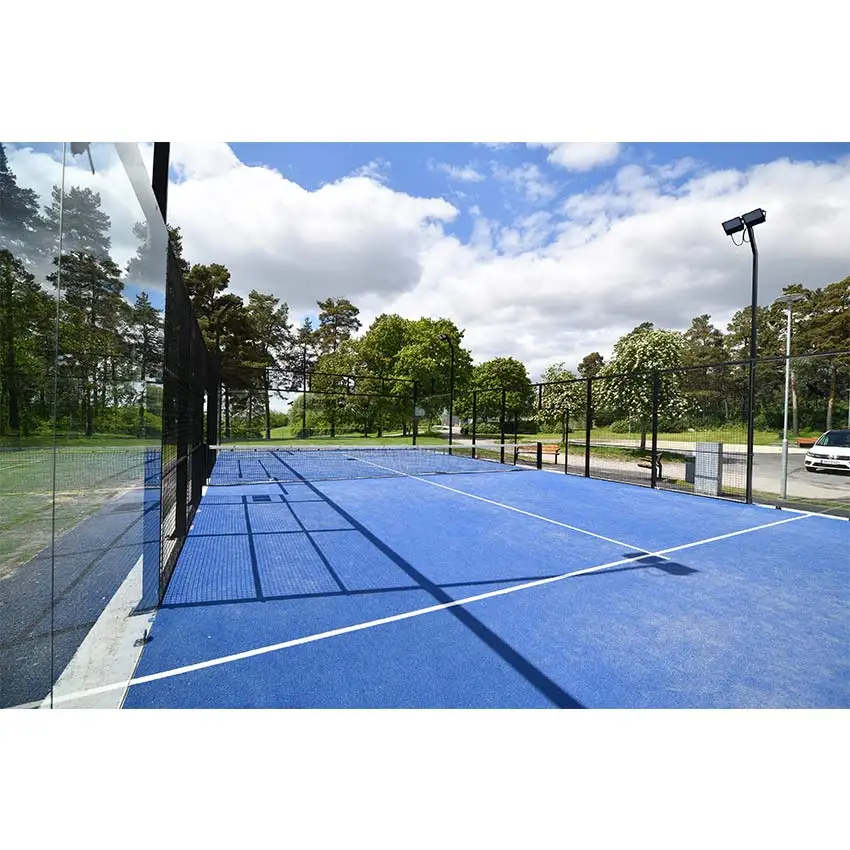 artificial grass tennis court price Nordic Court Panorama Kids 4x8m Panoramic model padel court for kids for Jonkoping Sweden