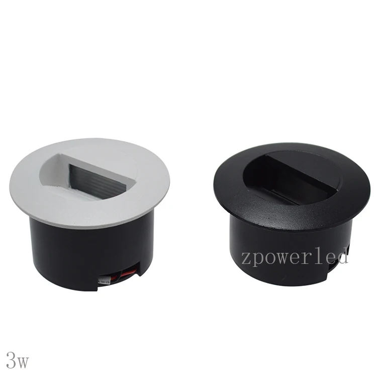 Warm White Color Aluminum Housing 3w 4 watt round led step stair light with 3 years warranty