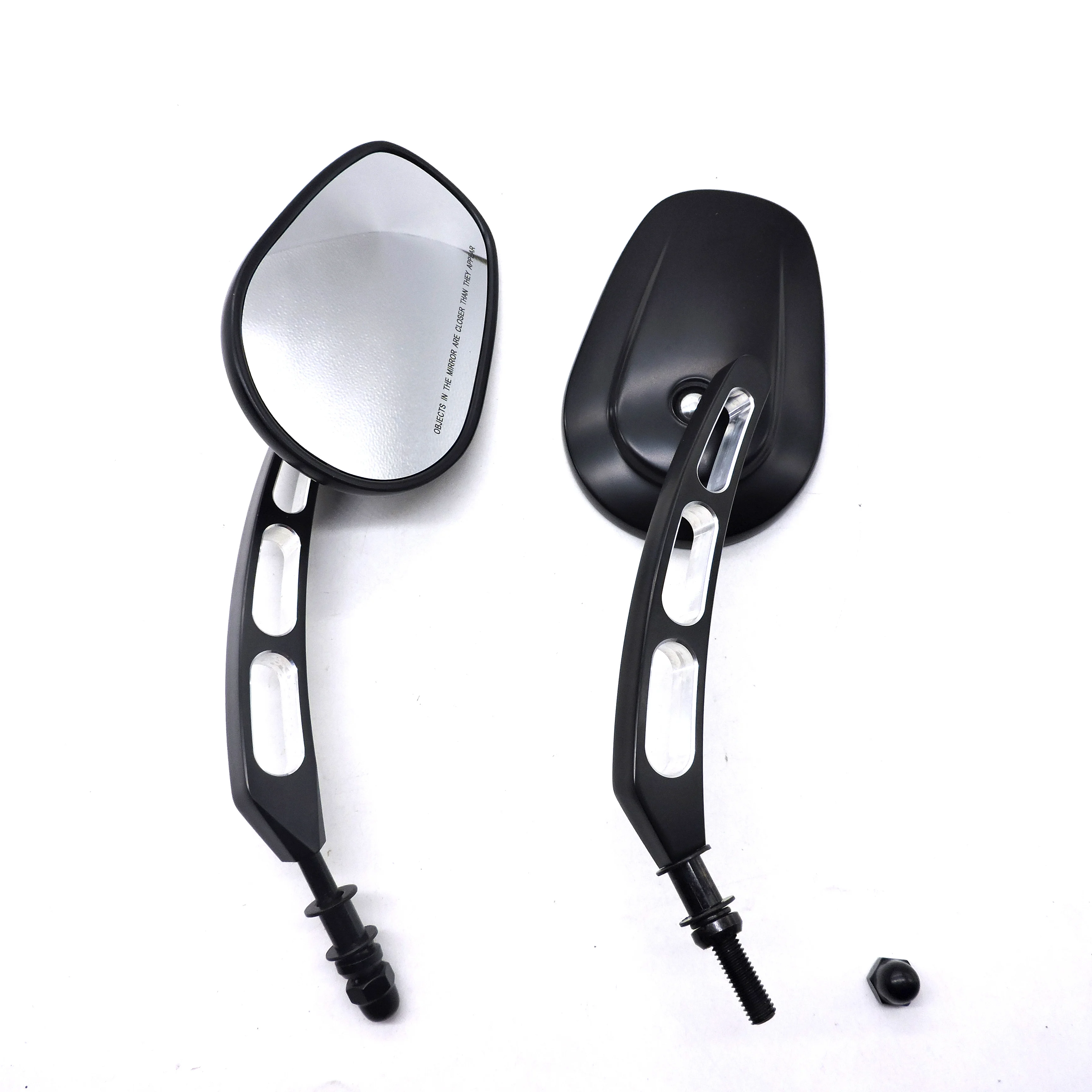 REALZION Motorcycle Iron Rear View Mirrors For Harley XL 1200L XL 883 XL 883L Sportster
