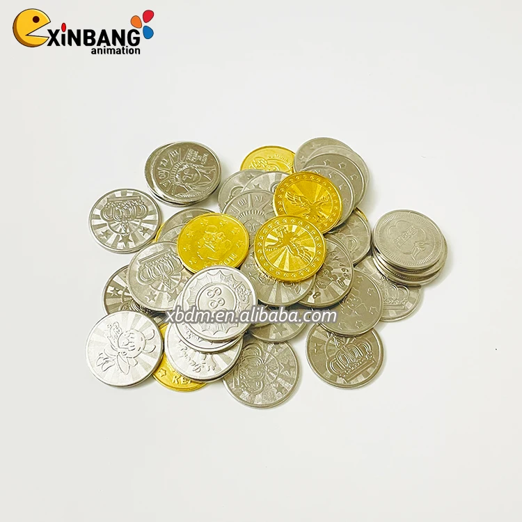 Оптовая продажа игровой автомат для аркадных игр жетон монета металлическая игровая торговый