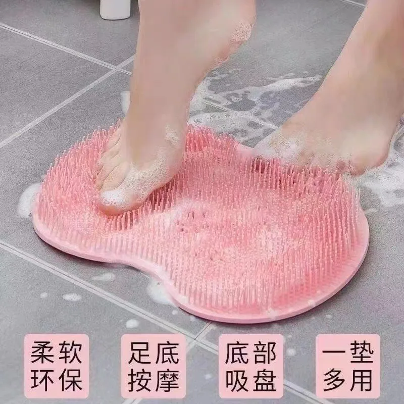 Back rub Back silicone non-slip mat rub foot mat Silicone foot rub bathroom foot massage mat