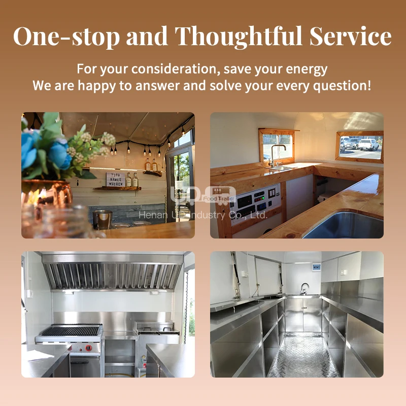 UrDream Small Buffet Bakery Shop Street Food Cart Trailer With American Standard Mobile Food Dining Car Mobile Bar Trailers