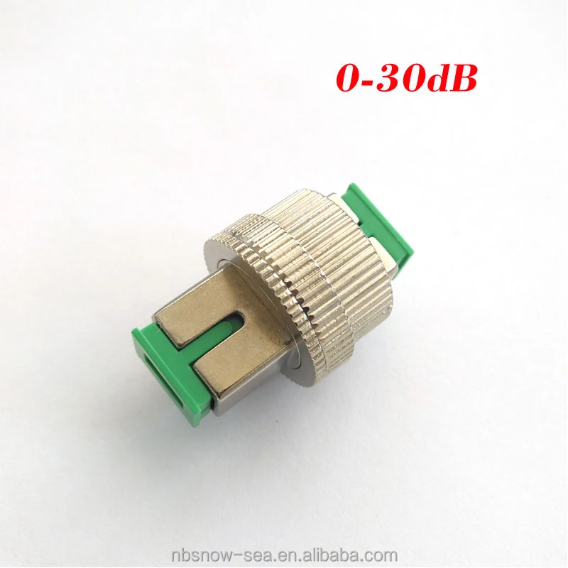 SC/UPC SC/APC 0~30dB Adjustable Fiber Optic Attenuator