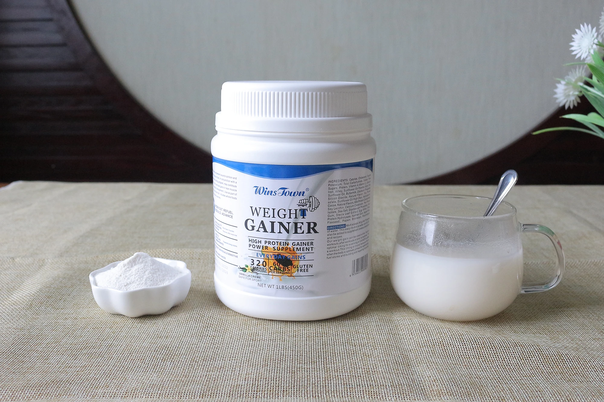 HALAL Weight Gainer Powder Whey Protein Muscul Shake Weight Gain Powder