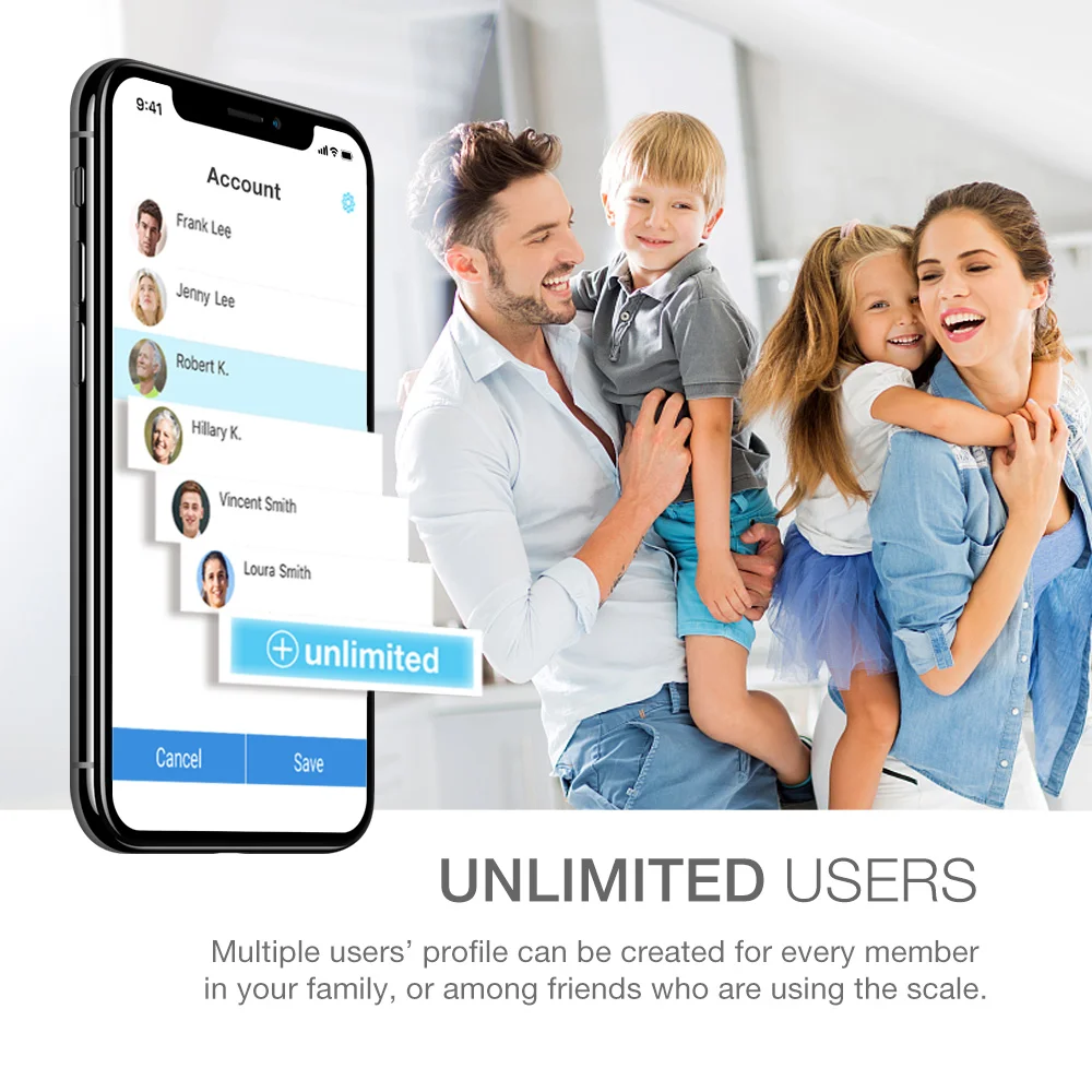 New Arrival Smart Body Scales Digital Weighing Body BMI Smart Scale